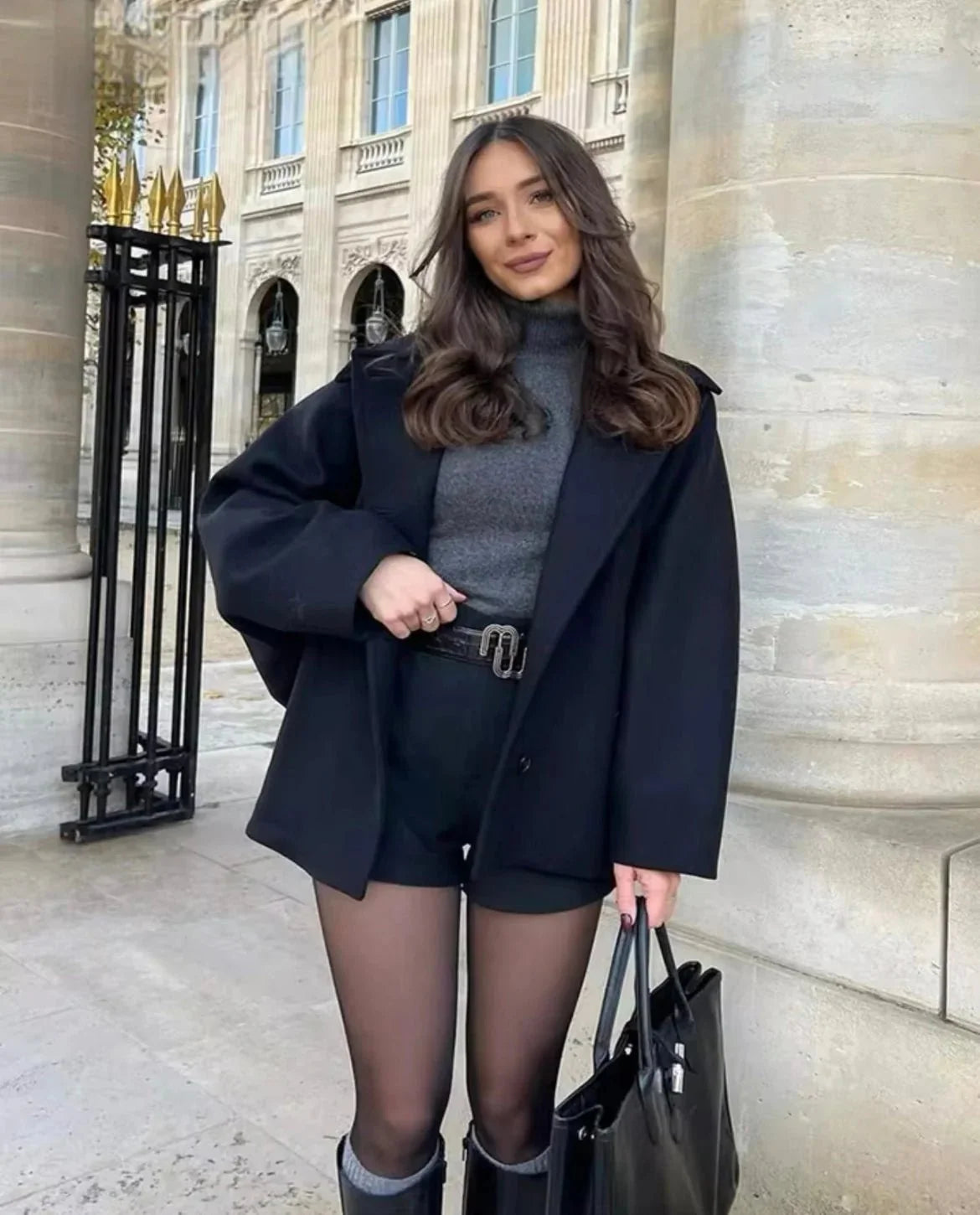 SIENNA - OVERSIZED WOLLEN JAS
