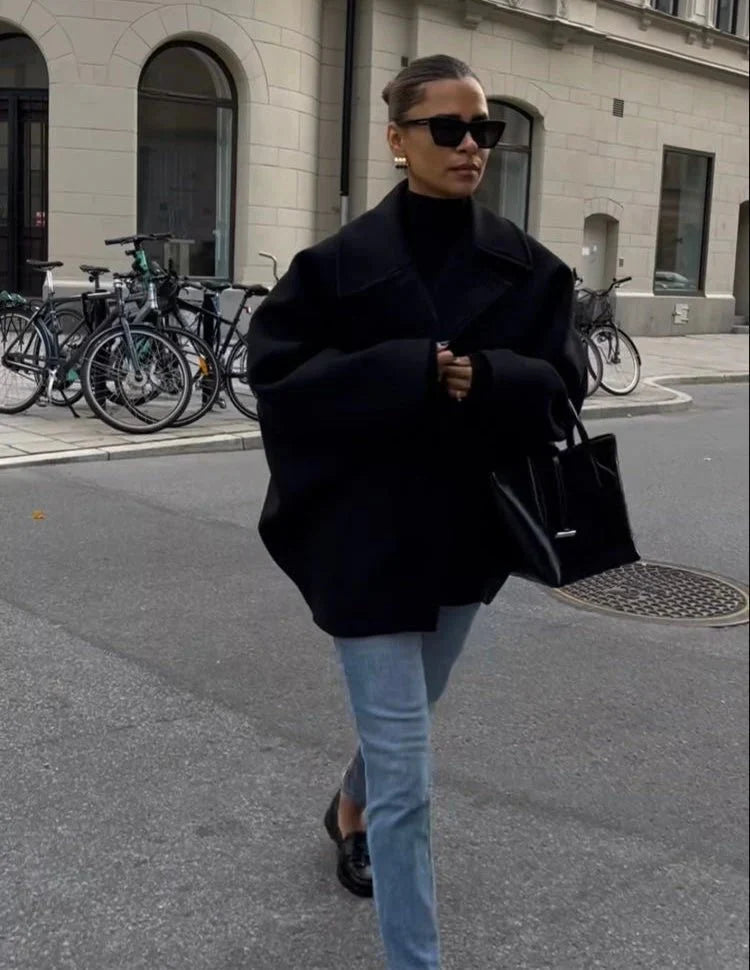 SIENNA - OVERSIZED WOLLEN JAS