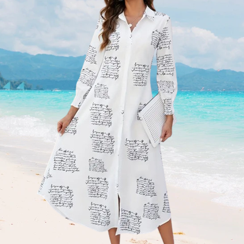 Chic Long Shirt Dress – Effortless Style & Comfort