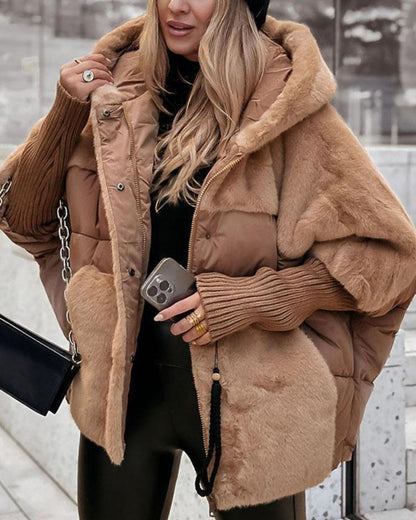 RAINA – Women's Thermal Hooded Coat | Elegant & Warm