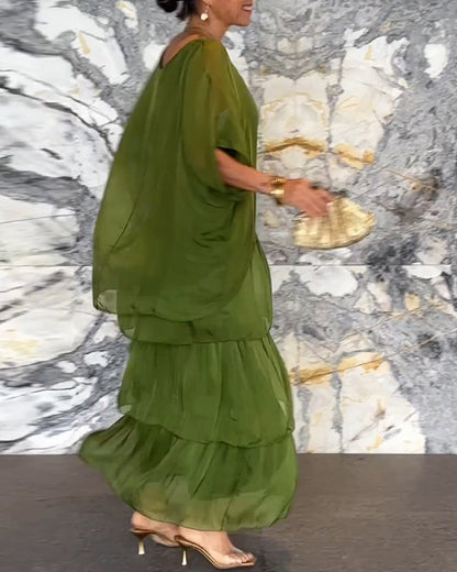 Artistic Loose Maxi Dress – Effortless Style for Every Season