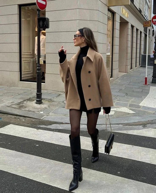 SIENNA - OVERSIZED WOLLEN JAS