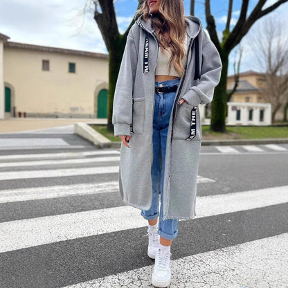🔥2025 Neuankömmling Vorverkauf✨ Langes Damen-Sweatshirt mit Kapuze🍂