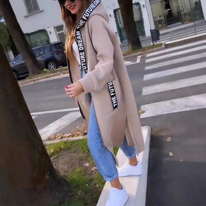 🔥2025 Neuankömmling Vorverkauf✨ Langes Damen-Sweatshirt mit Kapuze🍂